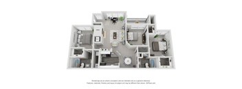 3 bedroom floor plan  2100 square feet  the crossings