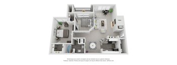 a floor plan is shown in this illustration