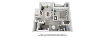 a 2 bedroom192 sq ft floor plan