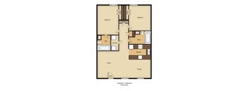 2 Bedroom, 2 Bathroom