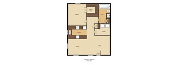 1 Bedroom, 1 Bathroom