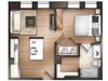 1 bedroom 1 bathroom Bryant Floor Plan 1 bedroom 1 bathroom Bryant Floor Plan at The Tower, Alabama
