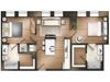 2 bedroom 2 bathroom Tradition Floor Plan 2 bedroom 2 bathroom Tradition Floor Plan at The Tower, Tuscaloosa