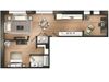 1 bedroom 1 bathroom J Whilldin Floor Plan 1 bedroom 1 bathroom J Whilldin Floor Plan at The Tower, Tuscaloosa, AL