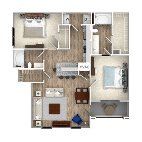 1612 Versailles Business Pkwy 1-3 Beds Apartment for Rent - Photo Gallery 29