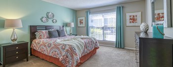 Oversized bedrooms with carpet at Ascent Jones Apartments in Huntsville, Alabama - Photo Gallery 3