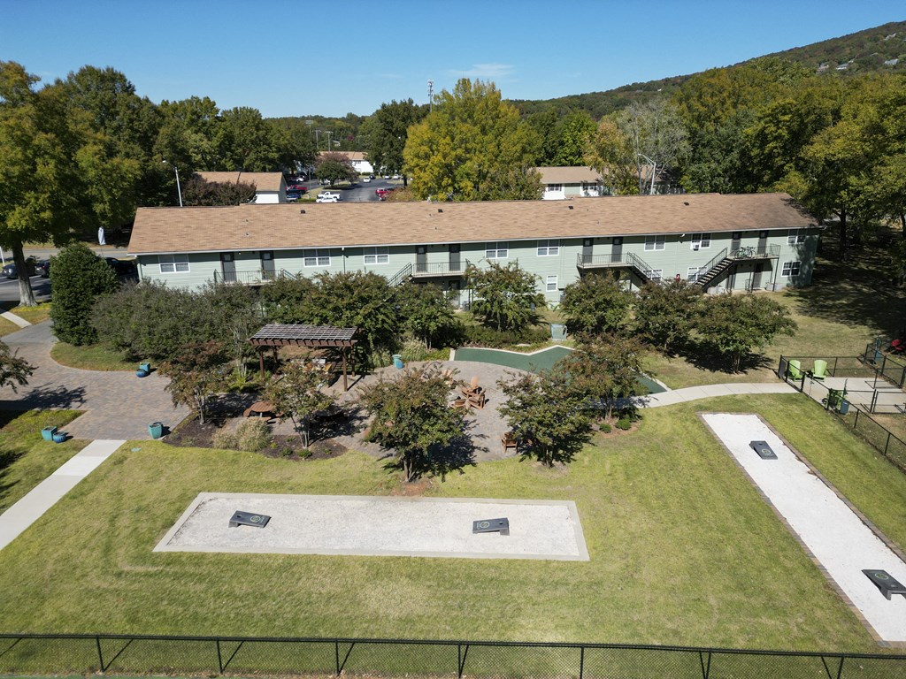 Aerial View of Ascent Jones Apartments in Huntsville, Alabama