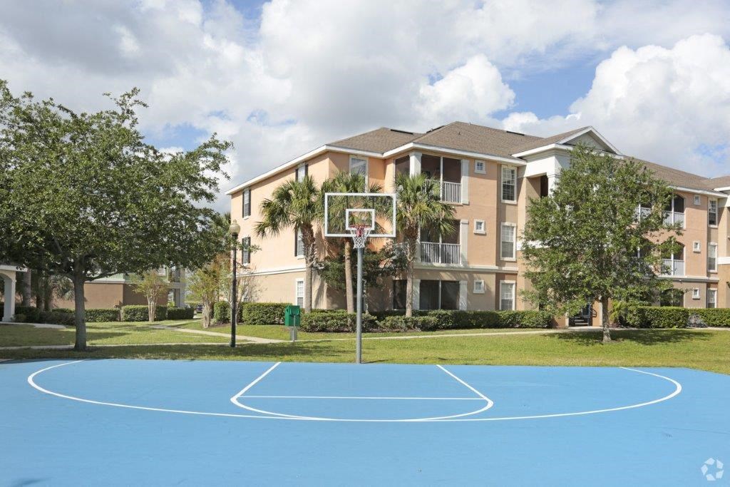 Basketball court at Legacy at Crystal Lake Apartments in Port Orange, Florida