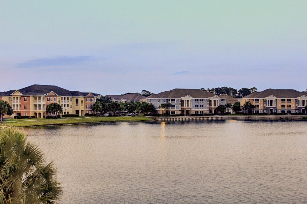 large lake at Legacy at Crystal Lake Apartments in Port Orange, Florida