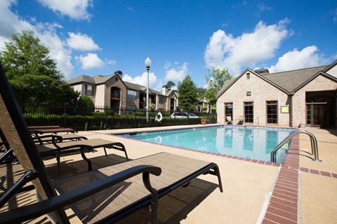swimming pool at Village at Caldwell Mill Apartments in Birmingham, Alabama