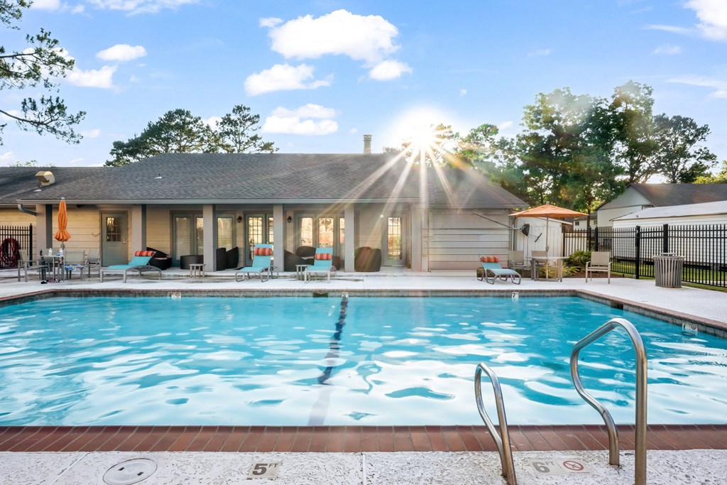 Community pool Community pool at Retreat at Brightside Apartments in Baton Rouge, LA