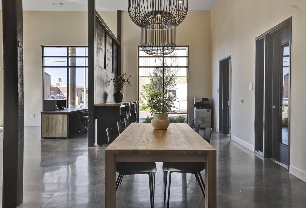 Lobby and Leasing Office at Artisan Flats Apartments in Birmingham, AL