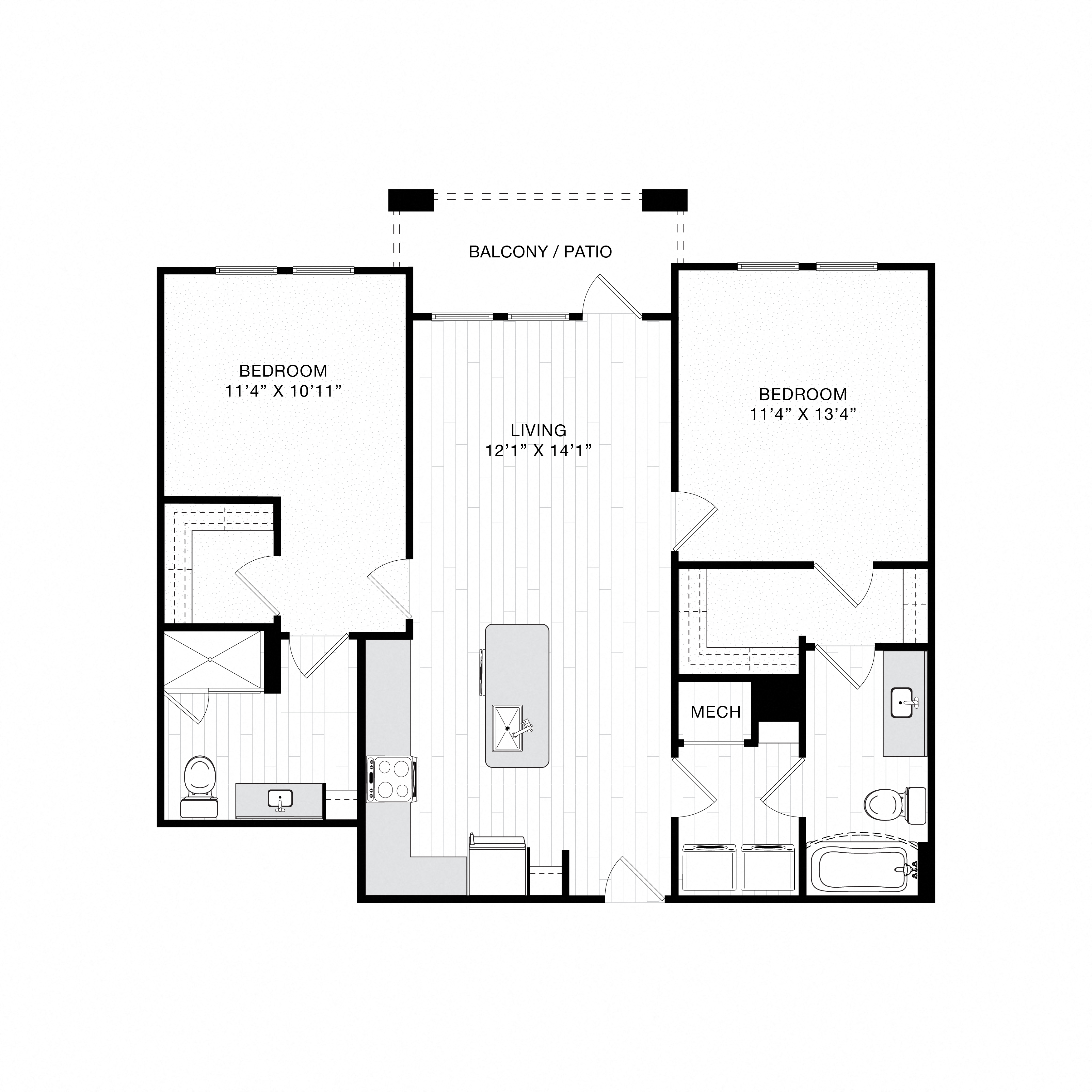 floor plan at Tapestrry East Bay in Apollo Beach, FL