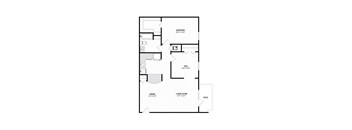one bedroom floor plan