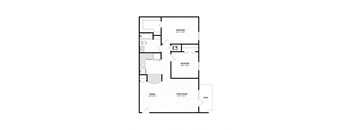 two bedroom floor plan