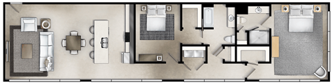 a floor plan of a house