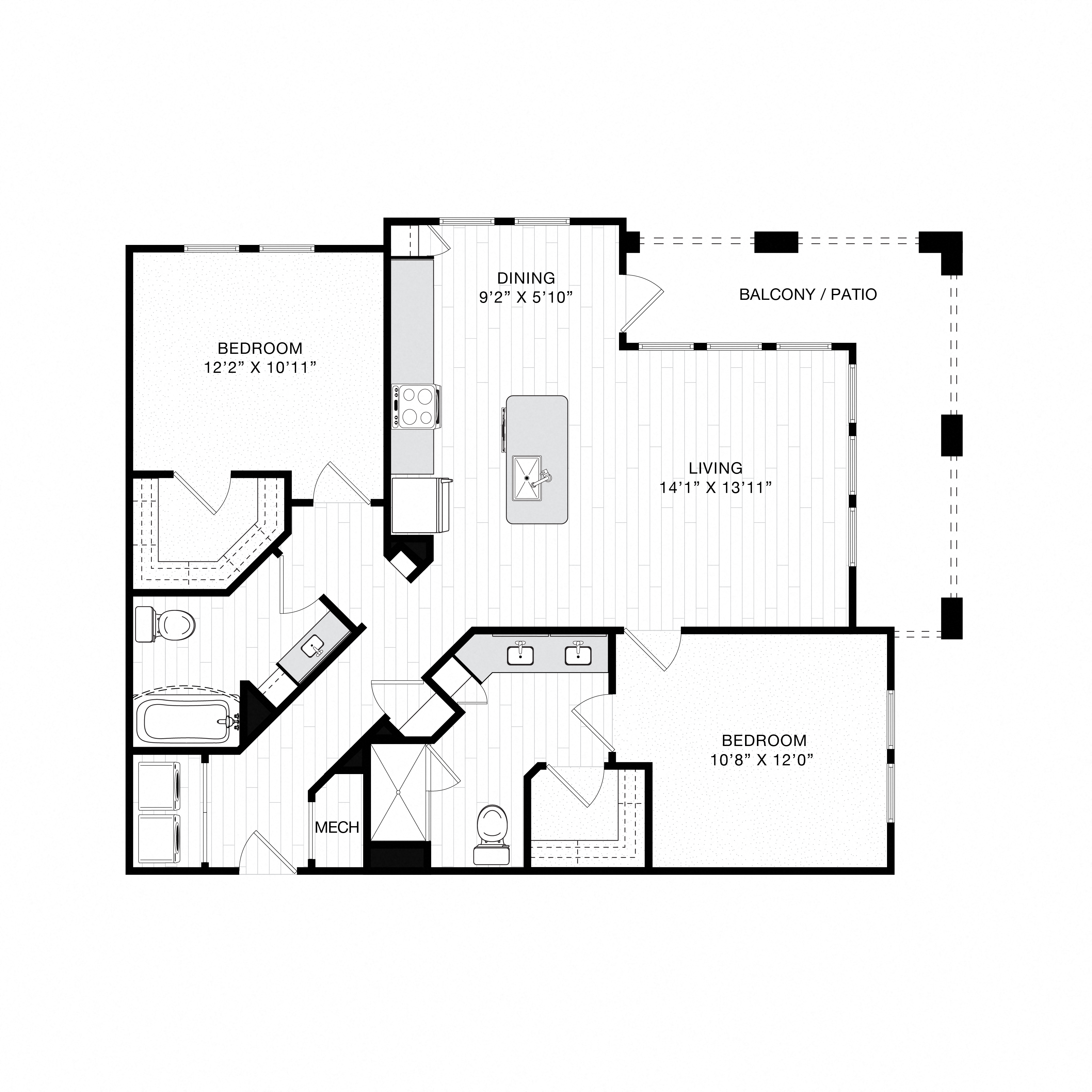 floor plan at Tapestrry East Bay in Apollo Beach, FL