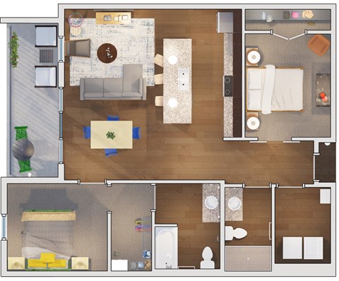 2014 3rd Ave S Studio-3 Beds Apartment for Rent - Photo Gallery 102