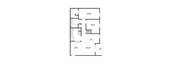 two bedroom floor plan
