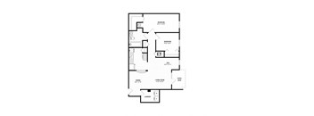 two bedroom floor plan