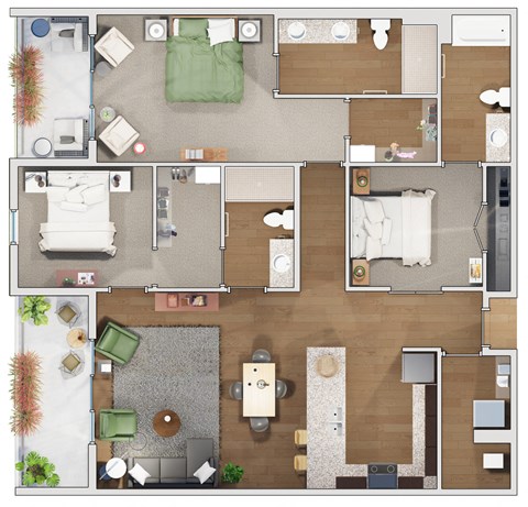 2014 3rd Ave S Studio-3 Beds Apartment for Rent - Photo Gallery 105