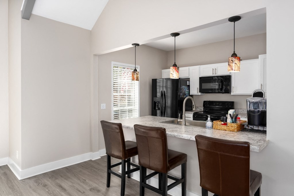 Clubhouse coffee bar area at Summerchase at Riverchase in Hoover, Alabama