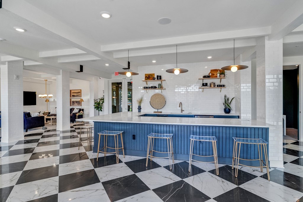 coffee bar at Tapestry Overbrook in McDonough, Georgia