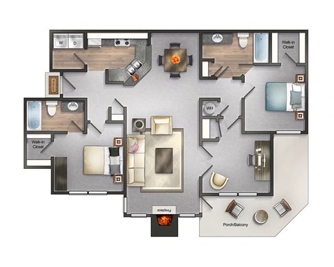 3400 Kimball Bridge Road 1-3 Beds Apartment for Rent - Photo Gallery 20