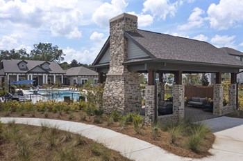 outdoor entertainment area with seatingTapestry Northridge Apartments in Jackson, MS - Photo Gallery 13