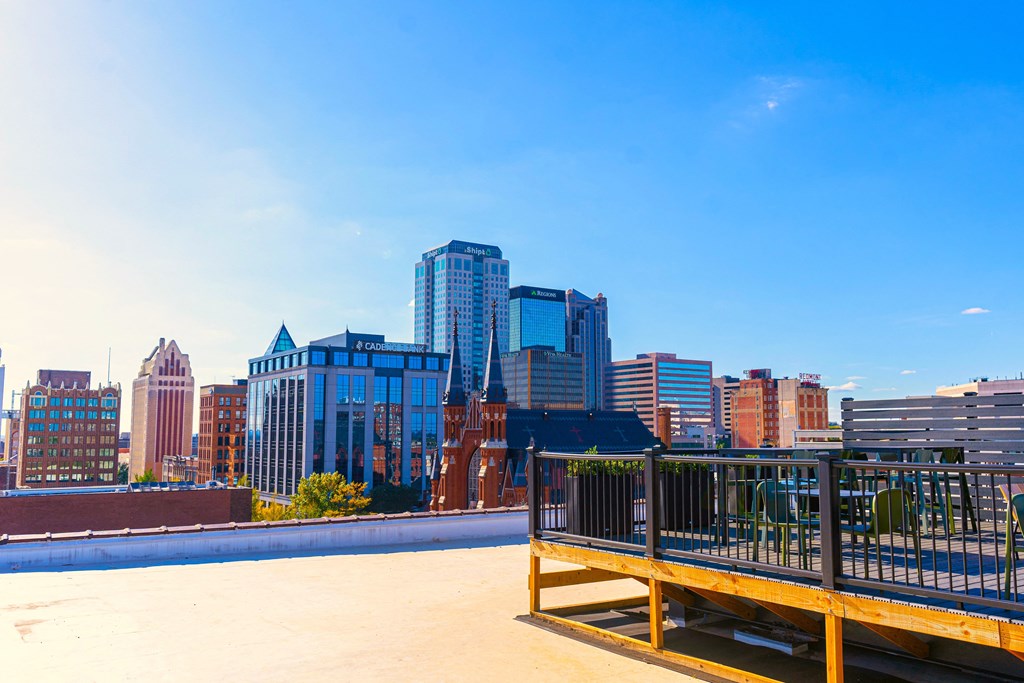Downtown Birmingham, AL Apartments - Rooftop Deck and views of the