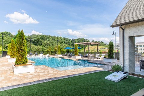 the swimming pool at the resort at governors residence