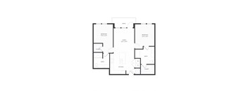 a black and white floor plan of a house