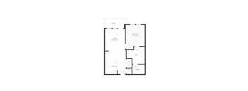 floor plan photo of the residence at heritage park in abilene, tx