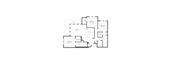 bedroom floor plan | luxury apartments in towson md | the southerly