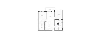bedroom floor plan | the social at stadium walk apartment homes for rent in ft lauderdale