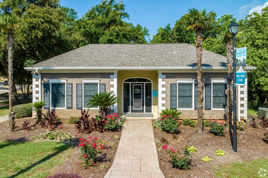 Clubhouse and leasing center at Grande View Apartments in Biloxi, M