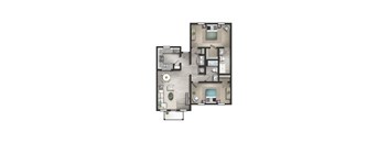 a floor plan of a house