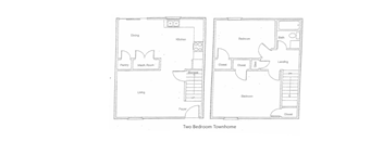 Two Bedroom Townhome