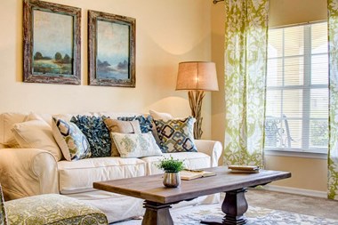 Living Room at Legacy at Crystal Lake Apartments in Port Orange, Florida