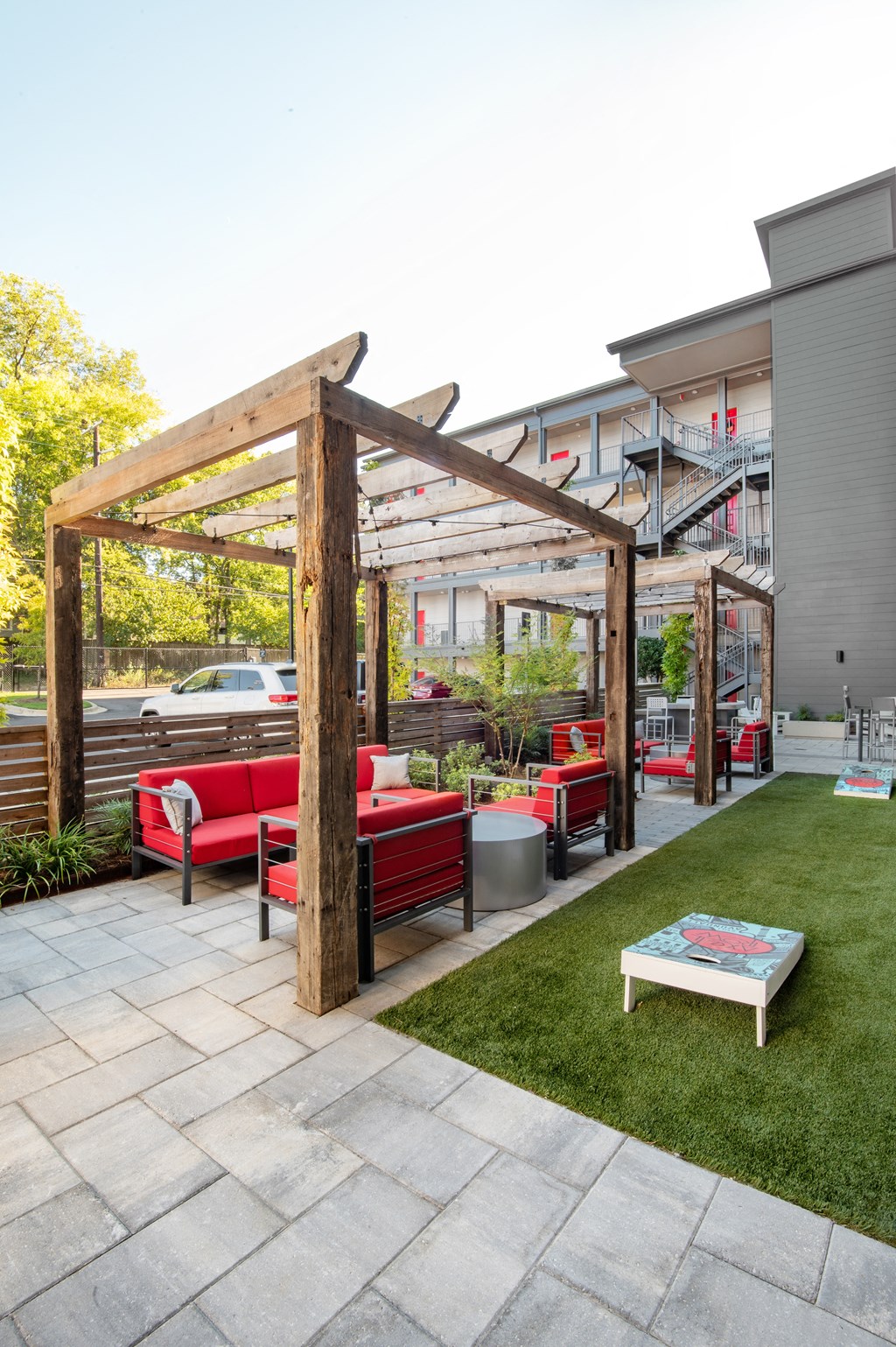 Outdoor Space at Axel Row in Birmingham, Alabama