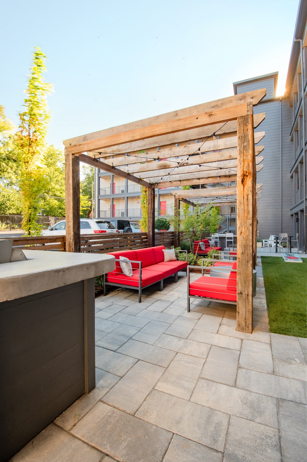 Outdoor Space at Axel Row in Birmingham, Alabama
