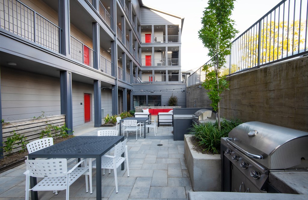 Grilling Station at Axel Row in Birmingham, Alabama