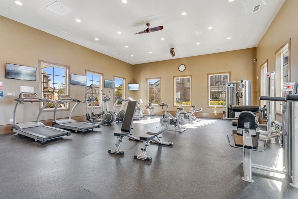Fitness Center With Modern Equipment at Tattersall Chesapeake, Virginia