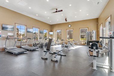 Fitness Center With Modern Equipment at Tattersall Chesapeake, Virginia - Photo Gallery 3