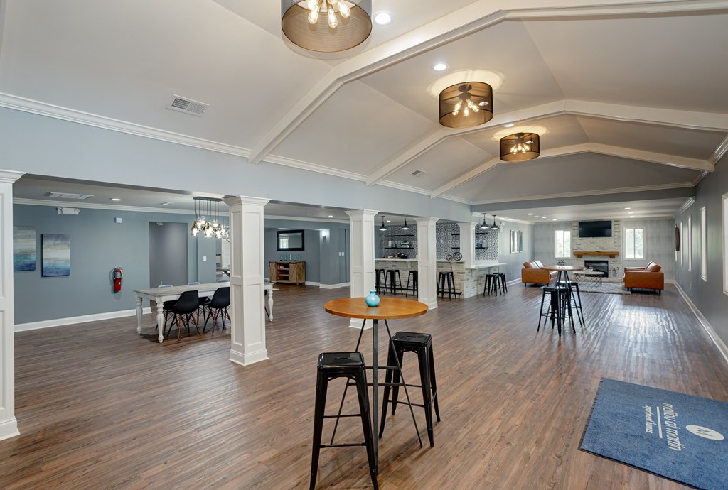 Large clubhouse at Malibu at Martin Apartments in Huntsville, Alabama