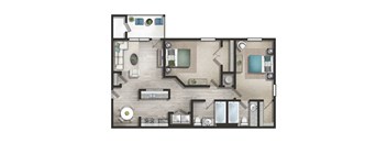 a floor plan of a house