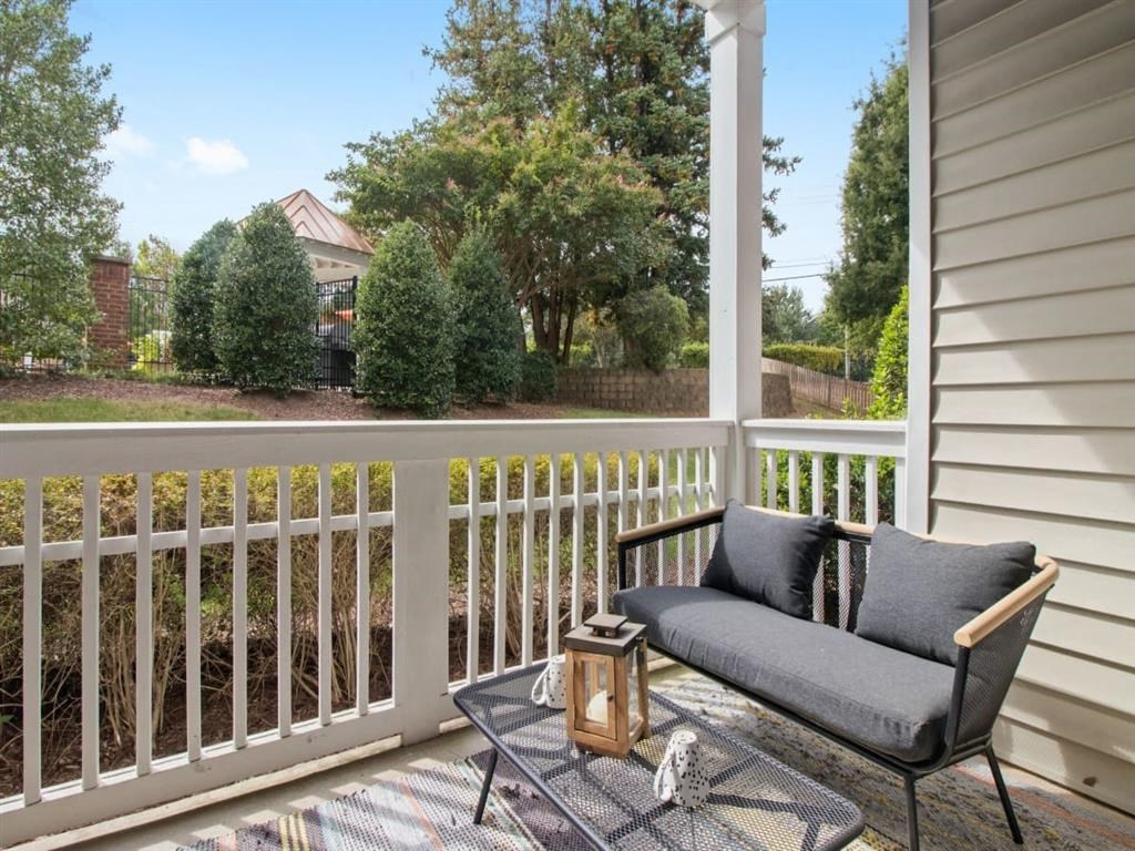 Balcony View at The Enclave at Crossroads, Raleigh, North Carolina