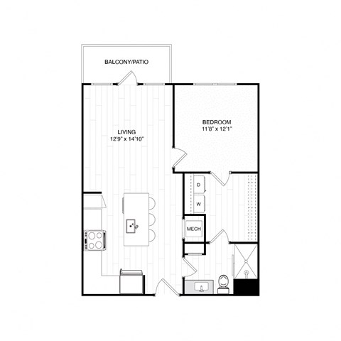 1181 Manhattan Blvd 1-3 Beds Apartment for Rent - Photo Gallery 2