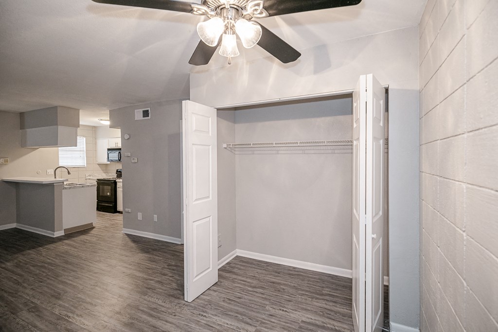 Closet View at Arbor Pointe at Hillcrest, Little Rock, AR