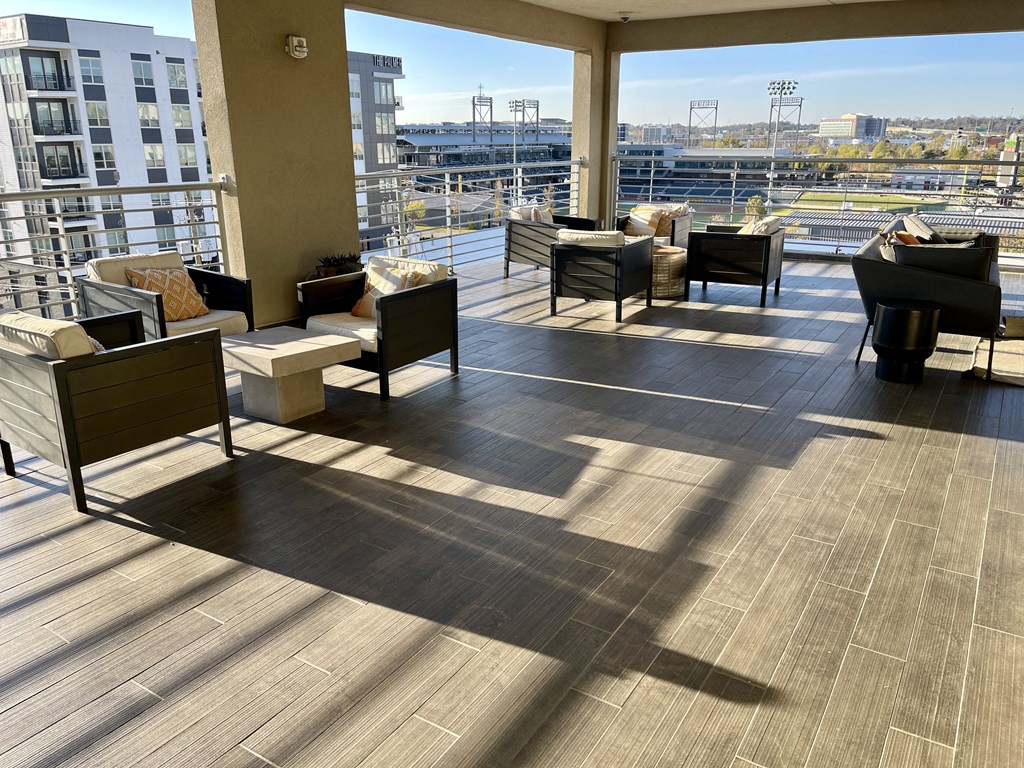 Expansive downtown view at Flats on 4th Apartments in Birmingham, AL